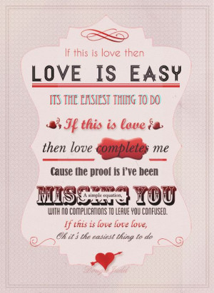 Love is Easy - McFLY