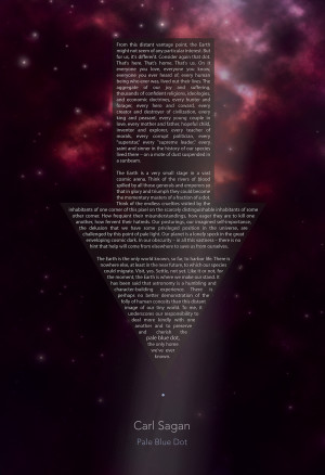 Carl Sagan Pale Blue Dot Quote