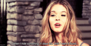 gif pretty little liars quote text pll hide sasha pieterse alison ...