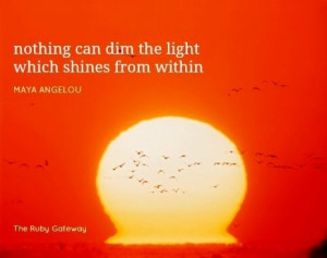 Light within quote via The Ruby Gateway