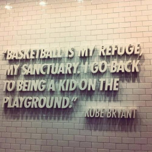 Basketball is my refuge, my sanctuary. I go back to being a kid on the ...