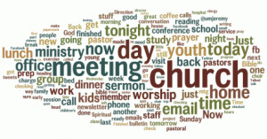We plugged in the full text of the tweets into Wordle , excluding the ...