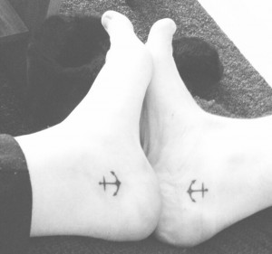 Anchor Quotes Friendship Friendship anchor tattoo. via flo rian
