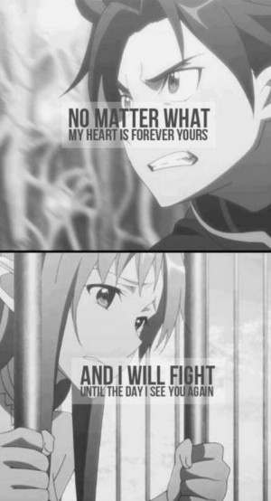 Quote Kirito Yuuki Asuna Sword Art Online