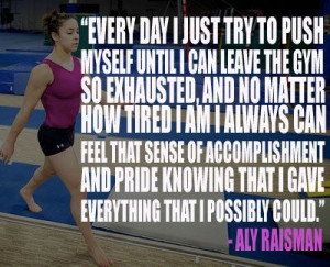 Gymnastics Quotes, Ali Raisman, Alyraisman Quotes, Aly Raisman Quotes ...
