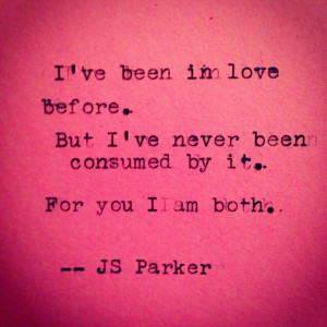 love quotes #consumed #typewriter
