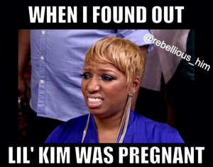 lil kim is pregnant twitter is mean