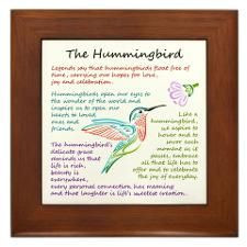 the hummingbird quote framed tile more hummingbirds quotes quotes ...