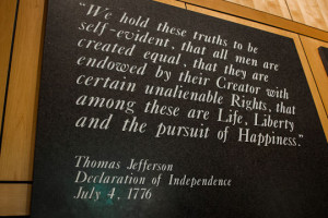 Thomas Jefferson Plaque Quote at Mount Rushmore National Monument ...