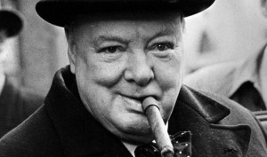 Winston Churchill, the man who would go on to be one of the biggest ...