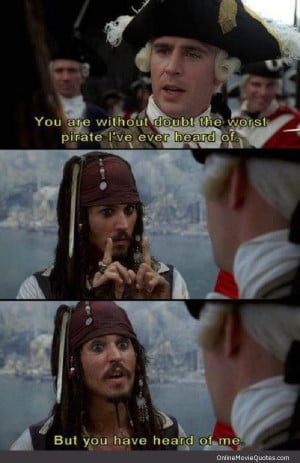 Funny movie scene from the popular hit Pirates of the Caribbean: The ...