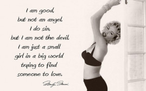 Marilyn Monroe Quote on Canvas Multiple Sizes Available