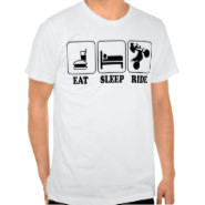 Cool Funny Eat, Sleep, Ride Motocross Custom Art Shirt