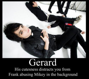 band, frank iero, funny, gerard way, lol, mcr, mikey way, my chemical ...