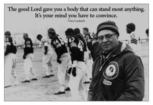 Vince Lombardi Motivational Quote Poster Poster