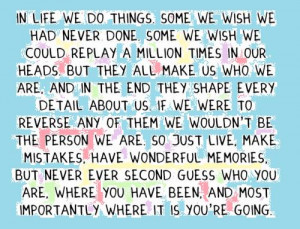 who ever said that life was going to be fair or