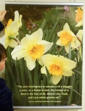 Daffodils Quote Poster