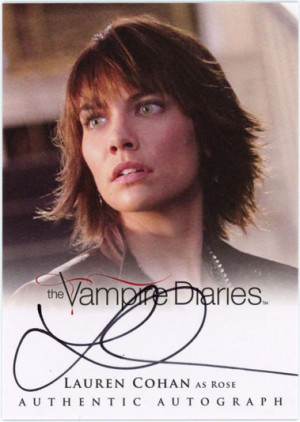 Lauren Cohan Autograph Card