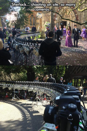 The wedding scene on Sherlock…
