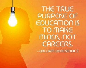 Education Quote - Minds/Careers