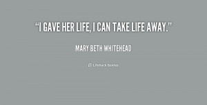 Mary Beth Whitehead Quotes