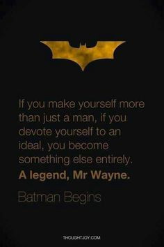 Batman #superhero #quote