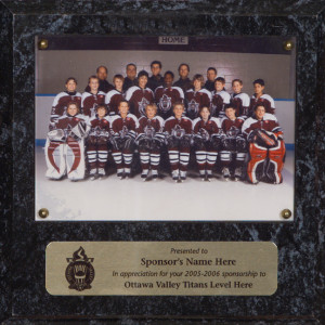 thank you sponsorship plaques wording