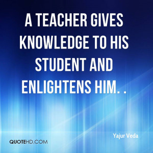 teacher gives knowledge to his student and enlightens him. .