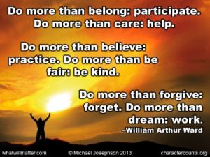 Post image for QUOTE & POSTER: Do more than belong: participate. Do ...