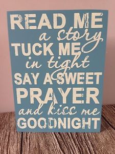 Details about Blue Baby Boy Box Frame Plaque Sign Quote Sweet Prayer ...