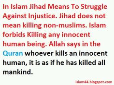 understand the meaning of jihad more islam quotes jihad quotes quran ...