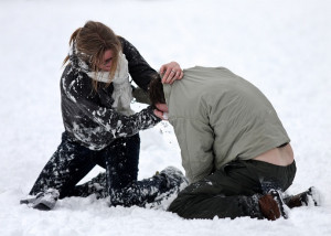 Last weekend Newmindspace organized a snowball fight in Trinity ...