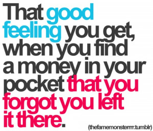 Love when this happens :) and wish it multiplied the longer it was ...