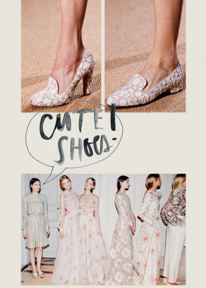 rosettes: Cute Shoes, Valentino Spring 2012 Couture Lace Loafers Blog ...
