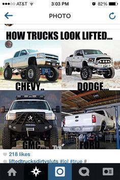 ... yeah ford trucks suck dodge trucks cars dodge rams funny lifting