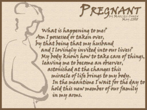 pregnant poem by Marlies Cohen 2008