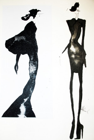 Fashion Drawing Aslaug Sand