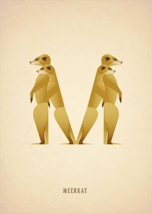 Animal Alphabet by Marcus Reed, via Behance