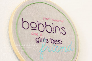 Sewing Room Embroidery Project, a fun DIY for your favorite creative ...