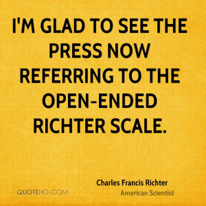 Charles Francis Richter Quotes