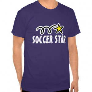 Soccer t-shirt with funny slogan