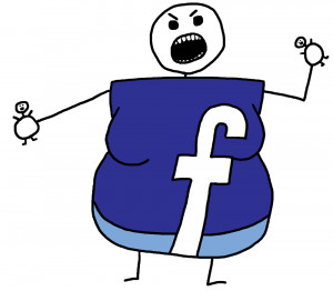 Fat, Bloated Monster Facebook - The Anti-Social Media