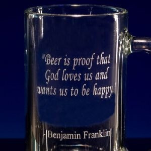 Great Drinking Quotes Customized Beer Mugs