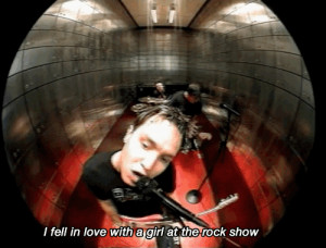 girl at the rock show blink 182 gif