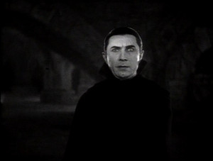 Bela Lugosi as Count Dracula (1931).