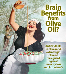 Antioxidants in olives and extra virgin oil may protect against memory ...