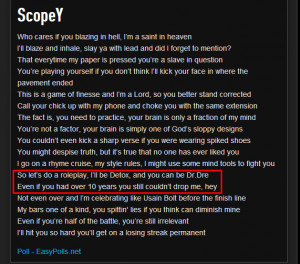 Good Rap Battle Lyrics Rap genius text battle