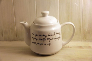 Teapot Oscar Wilde Quote