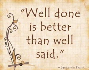 ... .Com - Benjamin Franklin, acting, intelligence, inspirational