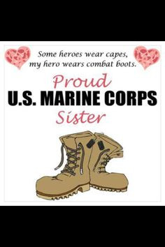 proud marine sister more marines sisters gift ideas army girlfriends ...
